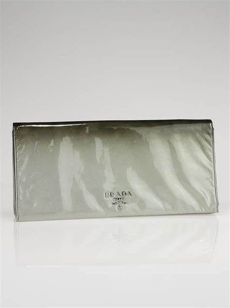 PRADA grigio/argen vernice sfumata handle bag BL0423 from 